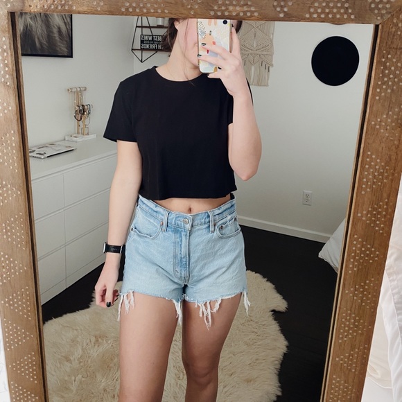 Abercrombie & Fitch Pants - A&F High Rise Mom Shorts